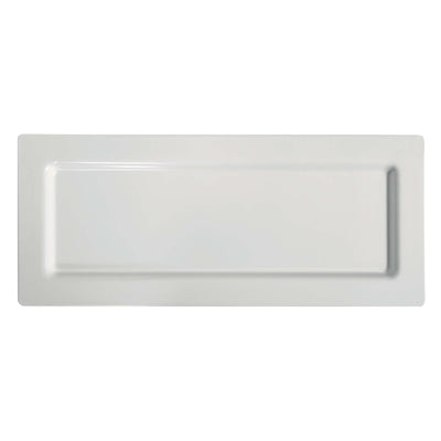 Tognana Vassoio Rettangolare con Falda in Melamina Bianca 75x25 cm