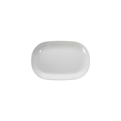 Tognana Vassoio Ovale in Melamina Bianca 18,2x11,2 cm 6 Pezzi