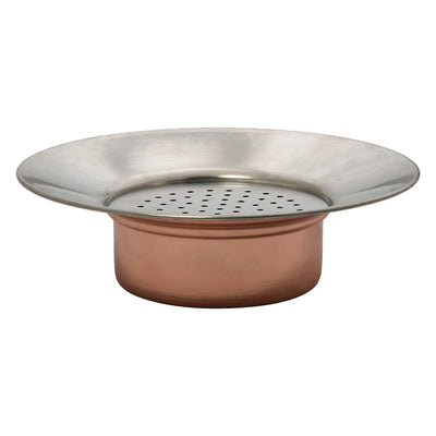 Colafritto Rame Stagnato Martellato 22 cm H 6,5