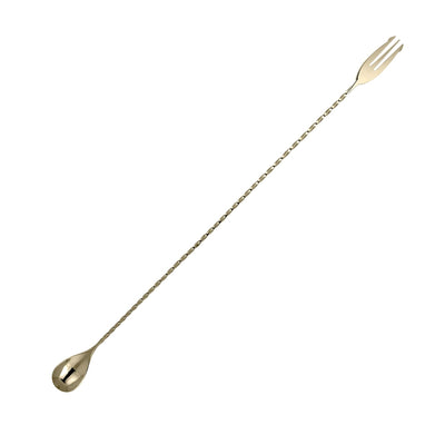Cucchiaio Mescolatore da Bar Inox Finitura Bronzo 40 cm