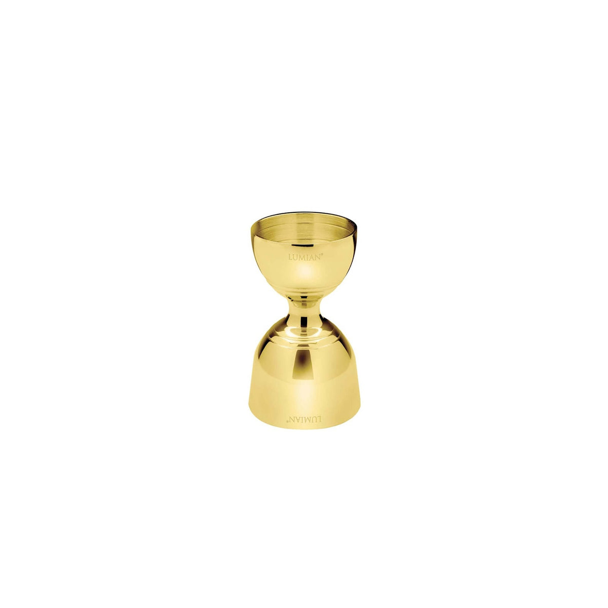 Misurino Cocktail Giove Doppio Acciaio Inox Placcato Oro 3/6 cl