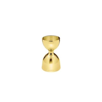 Misurino Cocktail Giove Doppio Acciaio Inox Placcato Oro 3/6 cl