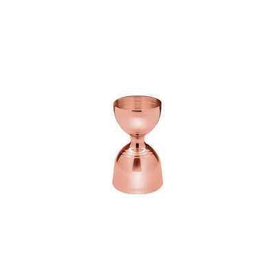 Misurino Cocktail Giove Doppio Acciaio Inox Placcato Rame 3/6 cl