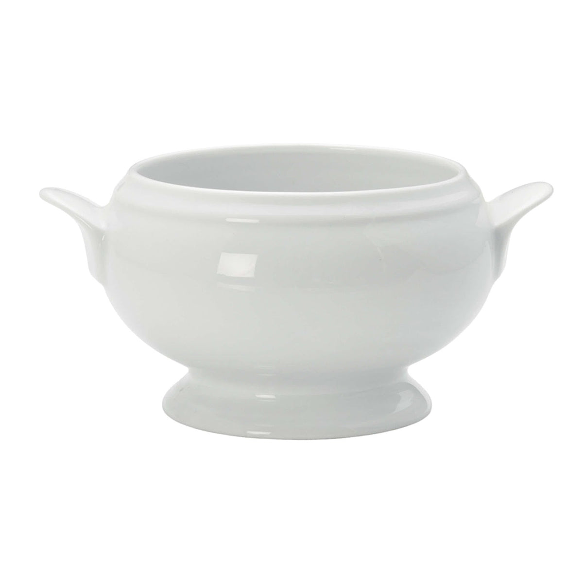 Gural Delta Zuppiera con Piede Porcellana 1,55 L Ø 22 cm