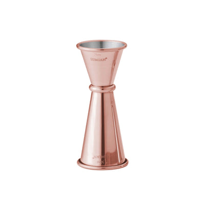 Misurino Cocktail Japanese Doppio Inox Placcato Rame 2,5 e 5 cl