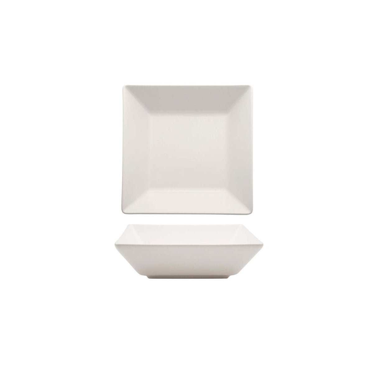Tokyo Coppetta Quadrata Stoneware Bianco Opaco 13x13 cm 6 Pezzi