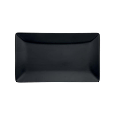 Tokyo Vassoio Rettangolare Stoneware Nero Opaco 30x20 cm 6 Pezzi