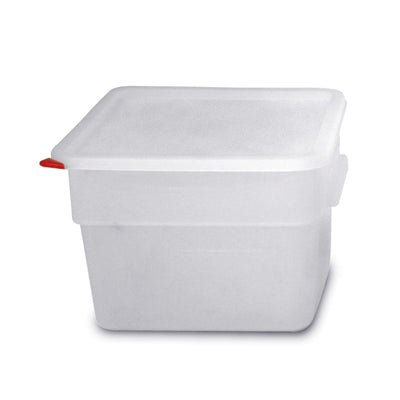 Contenitore Ermetico Quadrato in Polipropilene con Coperchio 12 Litri 28,5x28,5 cm H 21 cm