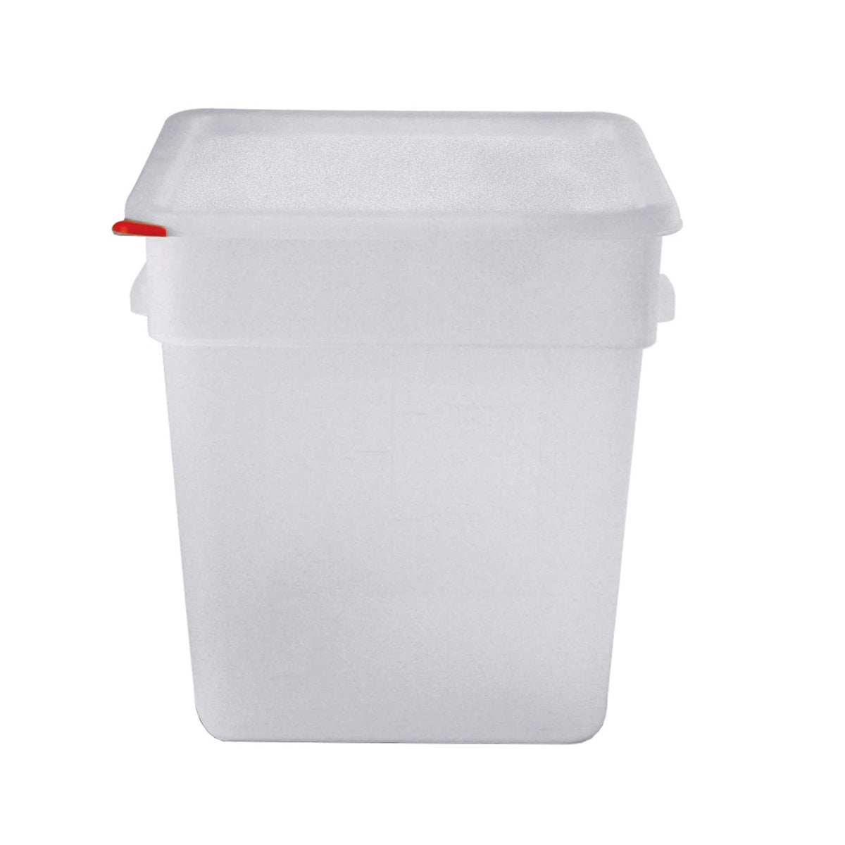 Contenitore Ermetico Quadrato in Polipropilene con Coperchio 18 Litri 28,5x28,5 cm H 32 cm