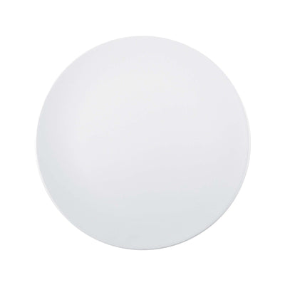 Monaco Piatto Piano in Stoneware Bianco Opaco 26 cm 6 Pezzi
