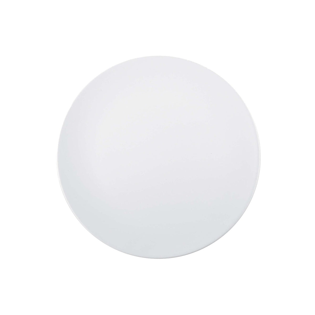 Monaco Piatto Frutta in Stoneware Bianco Opaco 20 cm 6 Pezzi