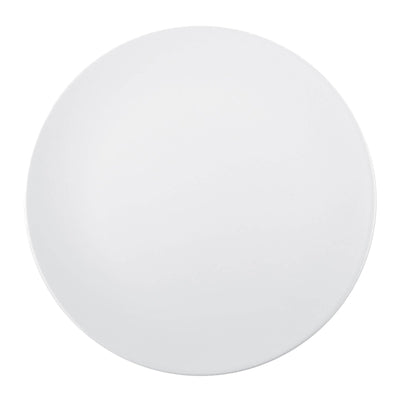 Monaco Piatto Piano in Stoneware Bianco Opaco 32 cm 6 Pezzi