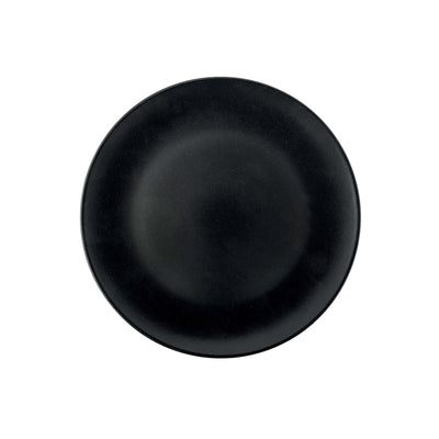 Monaco Piatto Frutta in Stoneware Nero Opaco 20 cm 6 Pezzi
