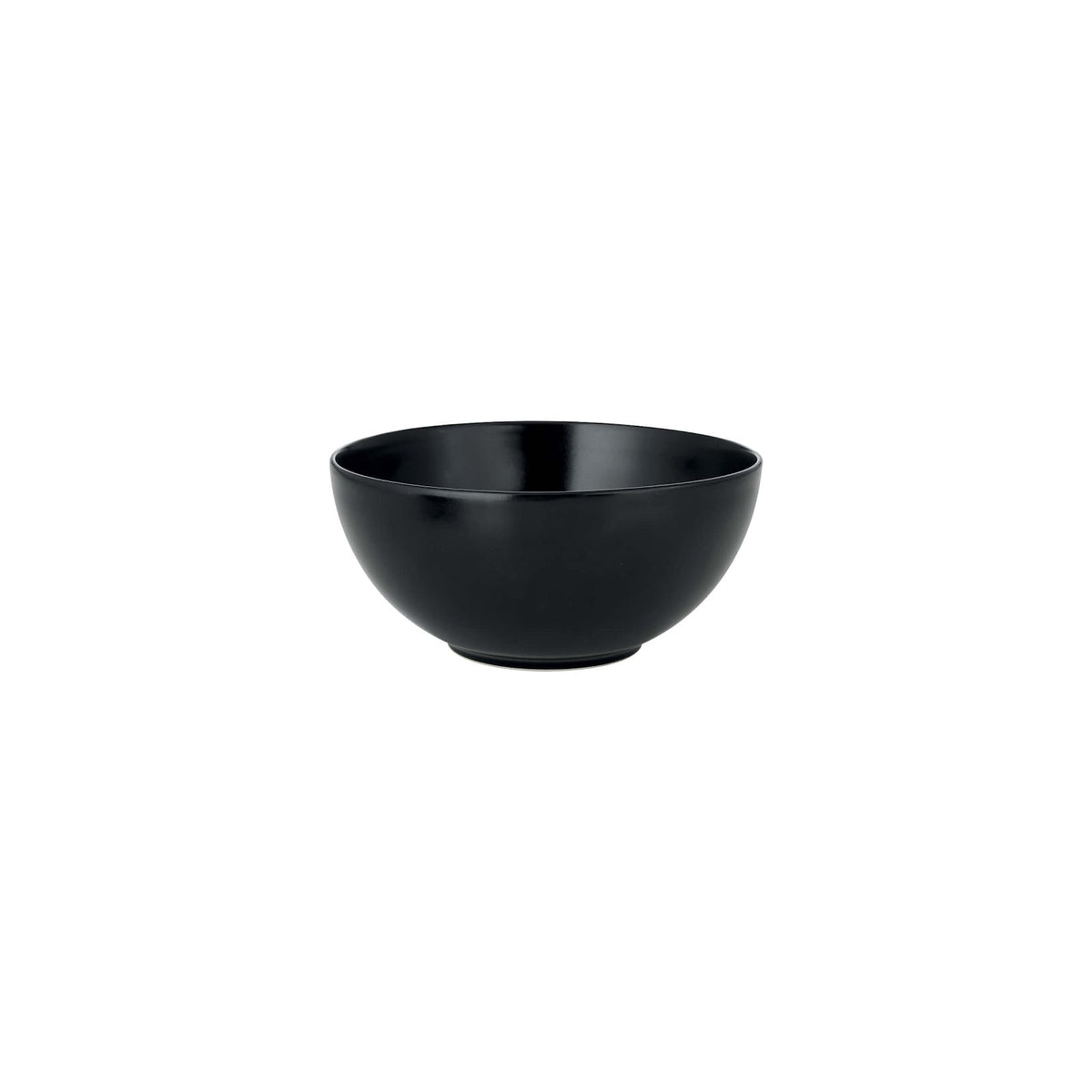 Monaco Insalatiera in Stoneware Nero Opaco 16 cm 6 Pezzi