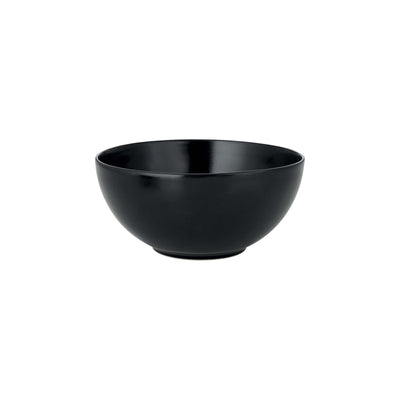 Monaco Insalatiera in Stoneware Nero Opaco 22 cm 6 Pezzi