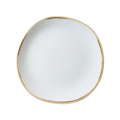 Churchill Stonecast Bianco Puntinato Organic Piatto Pane Ø 18,6 cm 12 Pezzi