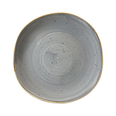 Churchill Stonecast Grigio Puntinato Organic Piatto Frutta Ø 21 cm 12 Pezzi