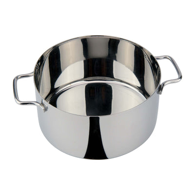 ILSA Mini Casseruola Alta 2 Manici in Acciaio Inox Ø 12 cm H 6 cm