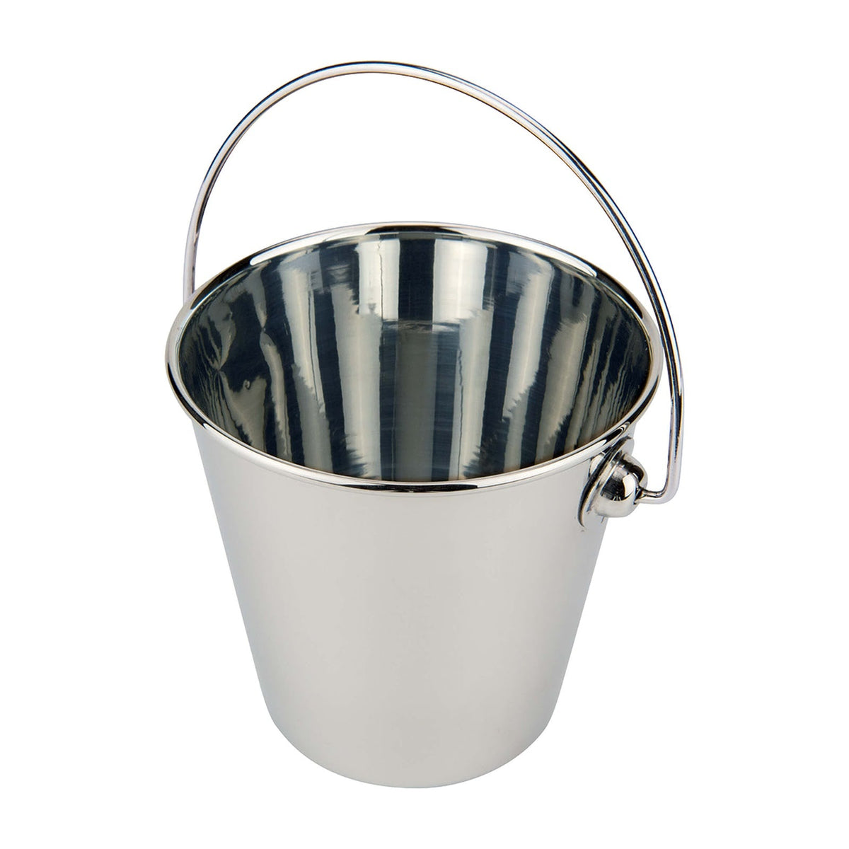 ILSA Mini Secchiello con Manico in Acciaio Inox Ø 10 cm H 10 cm