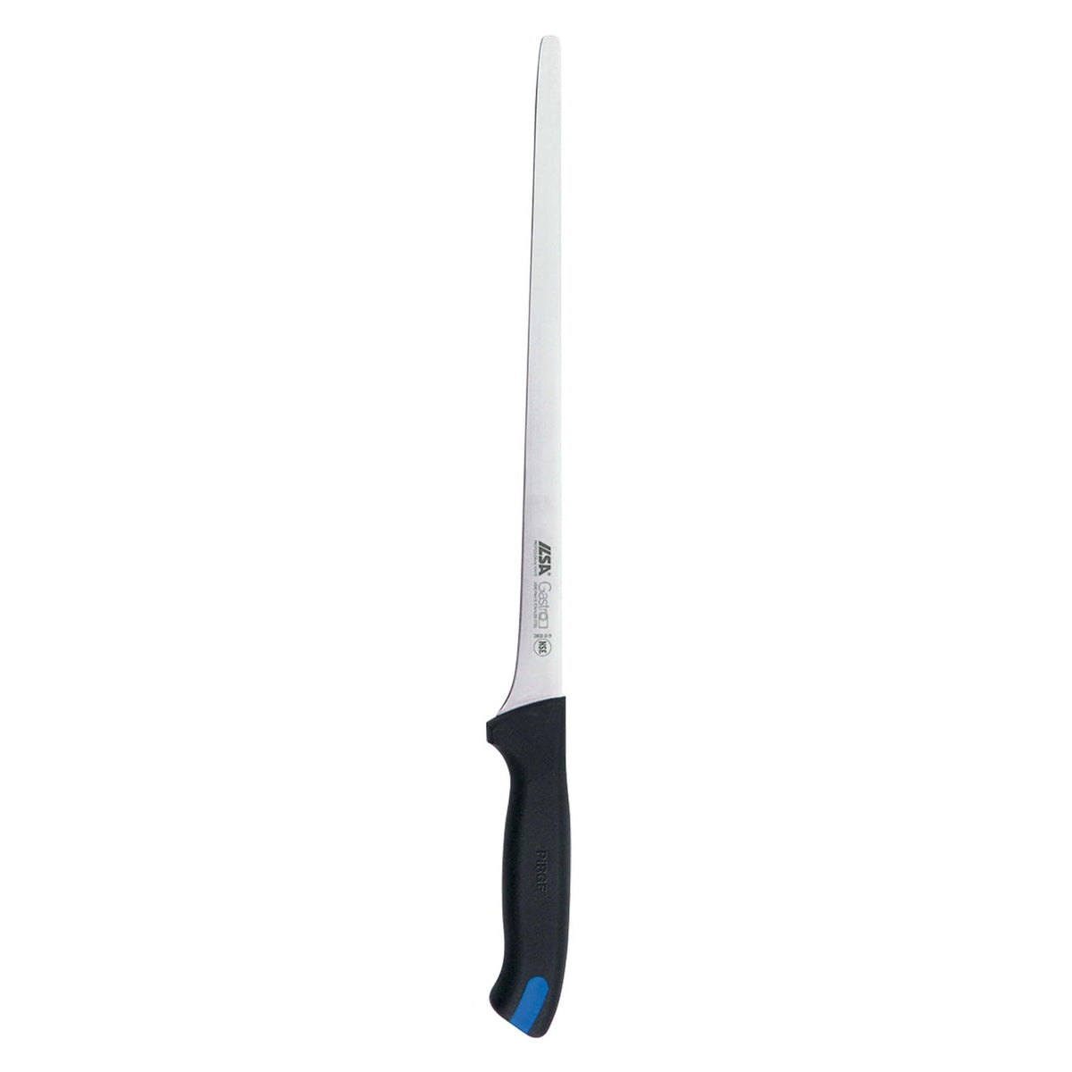 ILSA Gastro Coltello Prosciutto Extra Stretto 28 cm con Inserto Colore HACCP