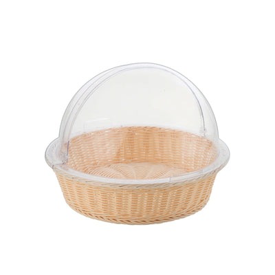 Cesta Pane Tonda in Polirattan 40 cm H 10