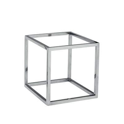 Alzata Buffet Inox Quadrata 18x18 cm H 18