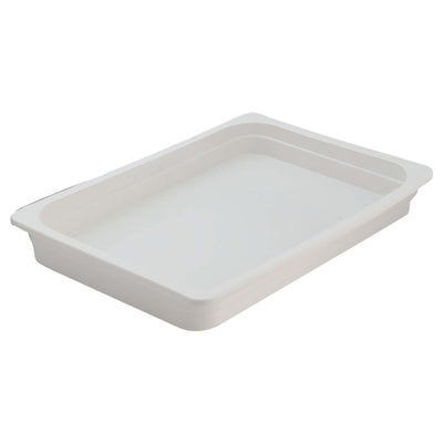 Vasca Gastronorm GN 1/1 in Melamina Bianca 52,7x32,5 cm H 6,5 cm