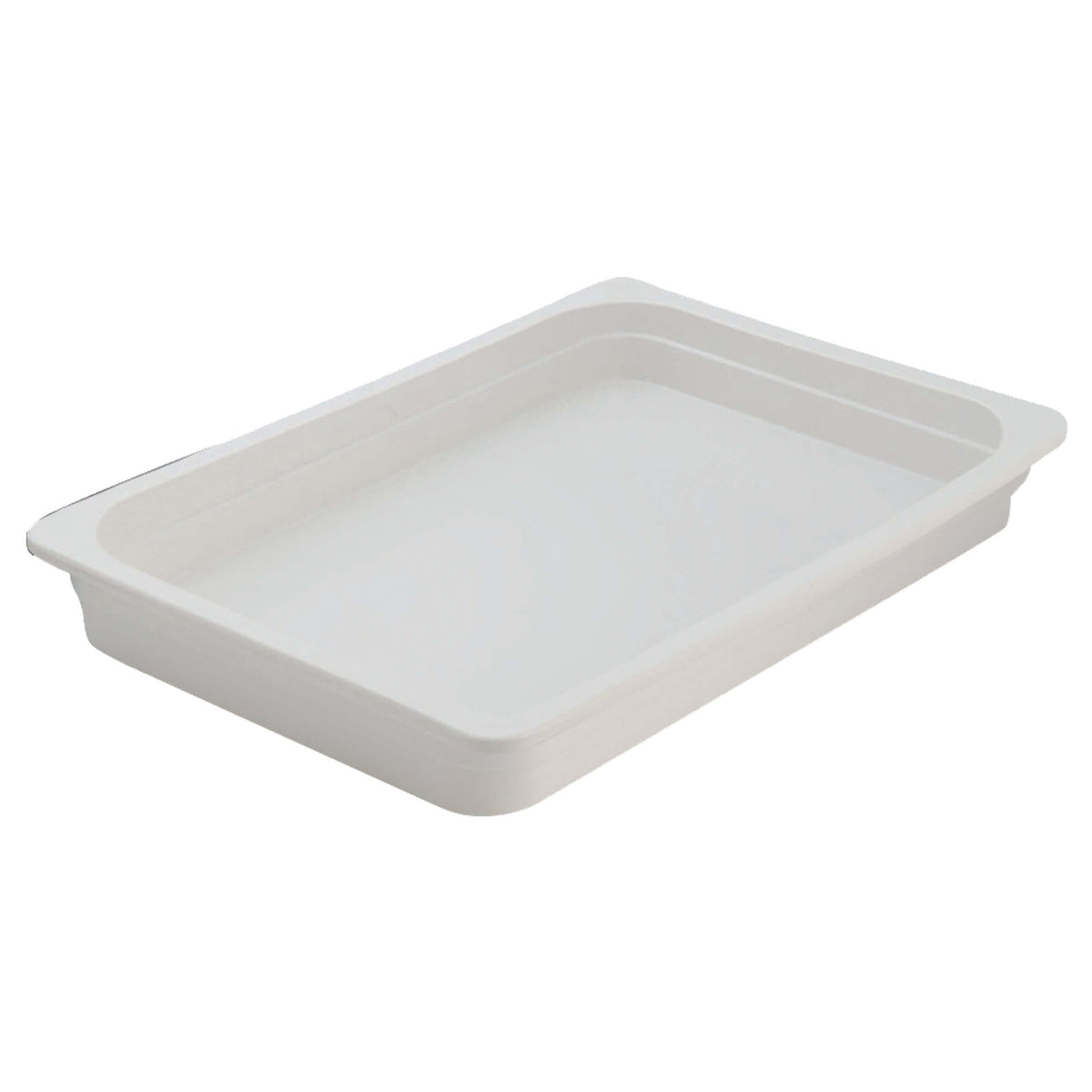 Vasca Gastronorm GN 1/1 in Melamina Bianca 52,7x32,5 cm H 6,5 cm