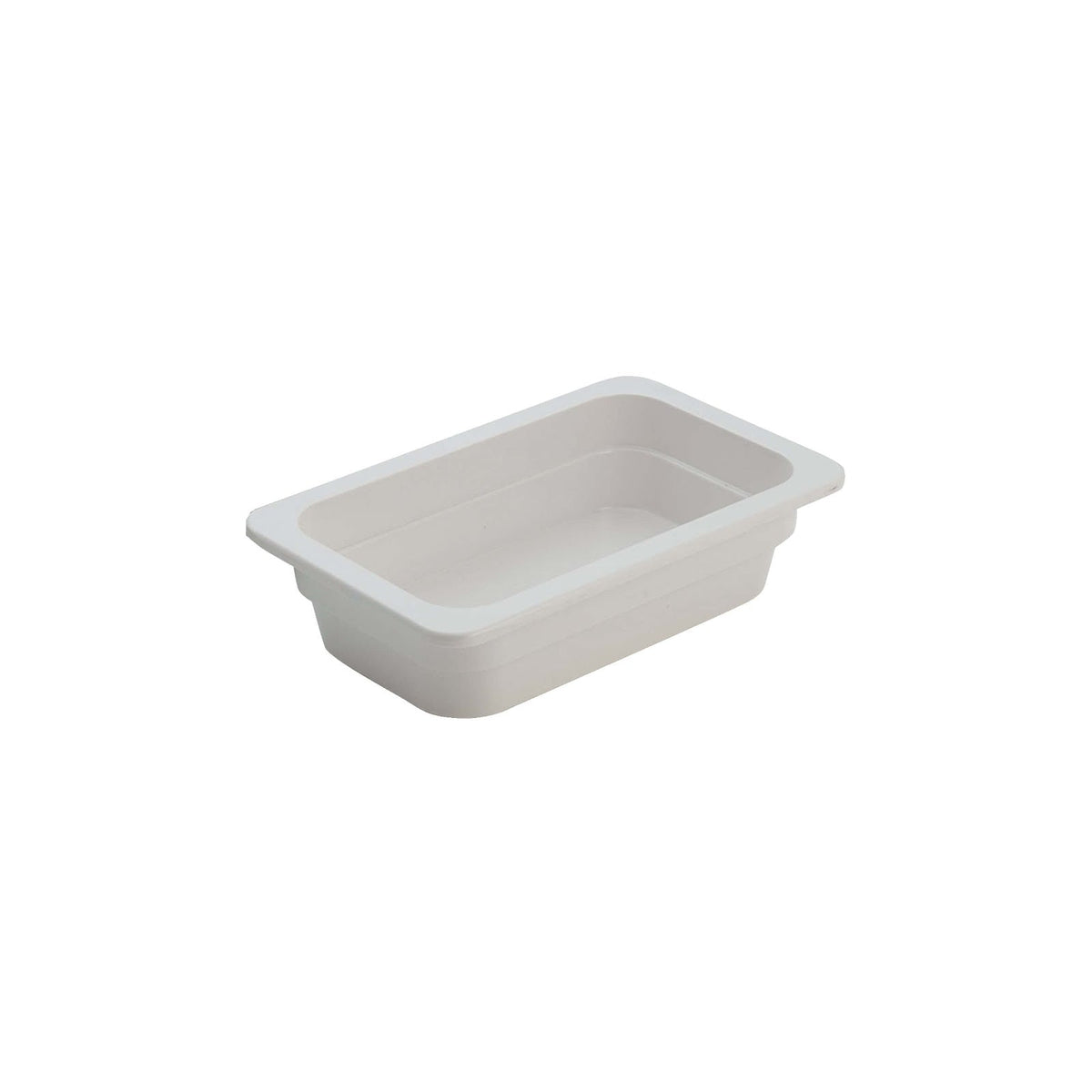 Vasca Gastronorm GN 1/4 in Melamina Bianca H 10 cm