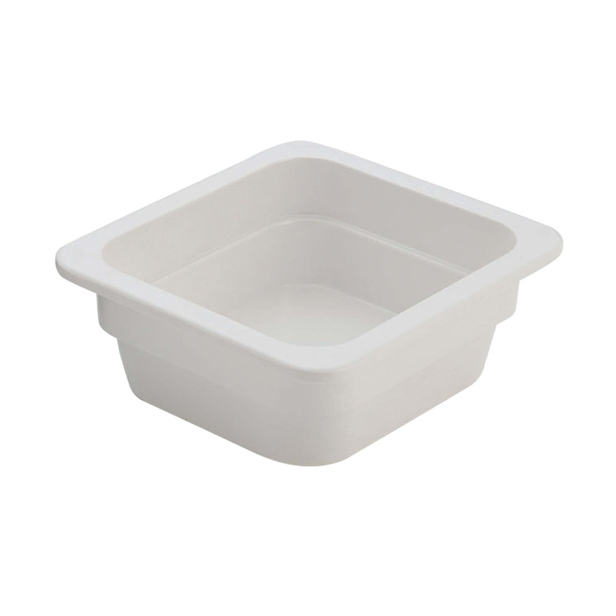 Vasca Gastronorm GN 1/6 in Melamina Bianca H 6,5 cm