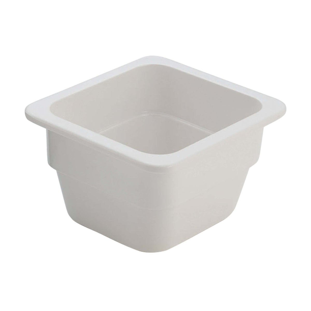 Vasca Gastronorm GN 1/6 in Melamina Bianca H 10 cm