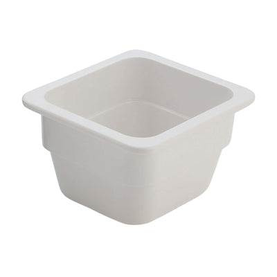 Vasca Gastronorm GN 1/6 in Melamina Bianca H 10 cm