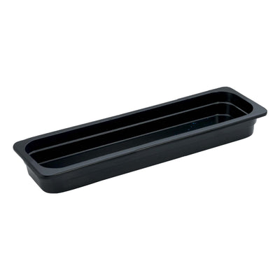 Vasca Gastronorm GN 2/4 in Melamina Nera H 6,5 cm