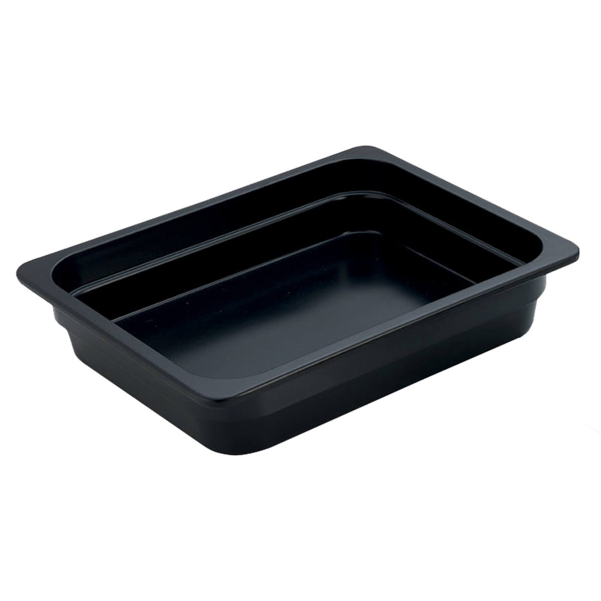 Vasca Gastronorm GN 1/2 in Melamina Nera H 6,5 cm