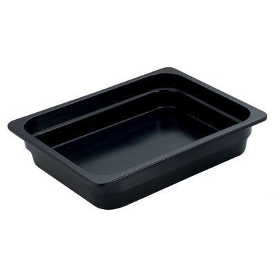 Vasca Gastronorm GN 1/2 in Melamina Nera H 6,5 cm