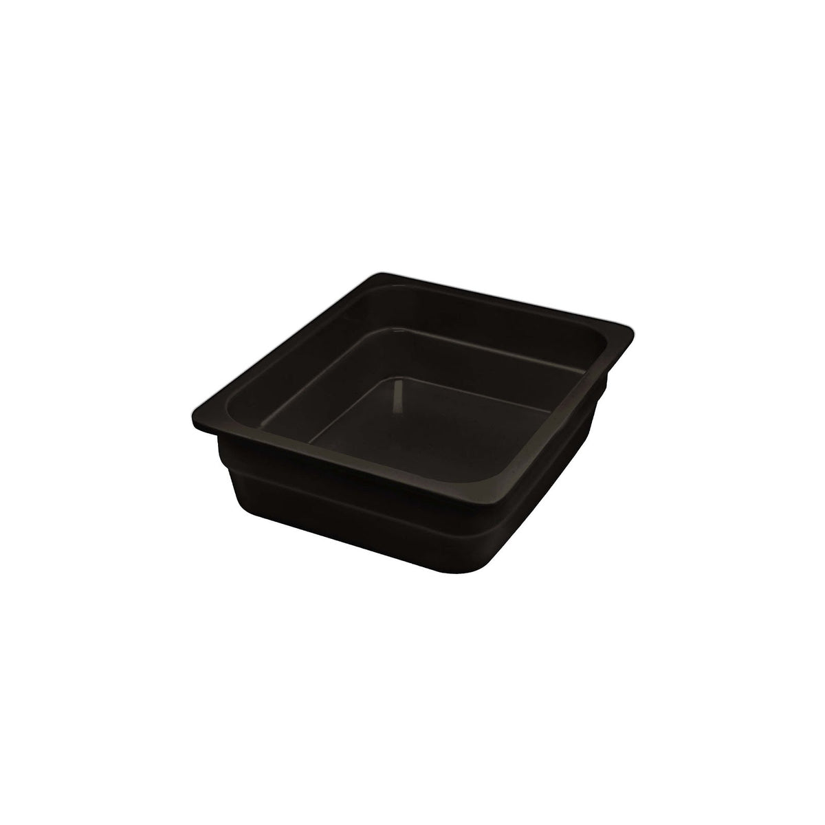Vasca Gastronorm GN 1/2 in Melamina Nera H 10 cm