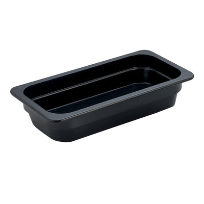 Vasca Gastronorm GN 1/3 in Melamina Nera H 6,5 cm