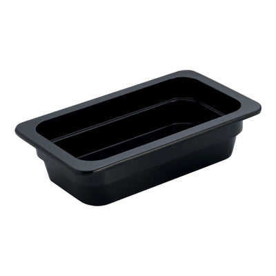 Vasca Gastronorm GN 1/4 in Melamina Nera H 6,5 cm