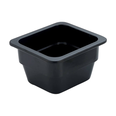 Vasca Gastronorm GN 1/6 in Melamina Nera H 10 cm