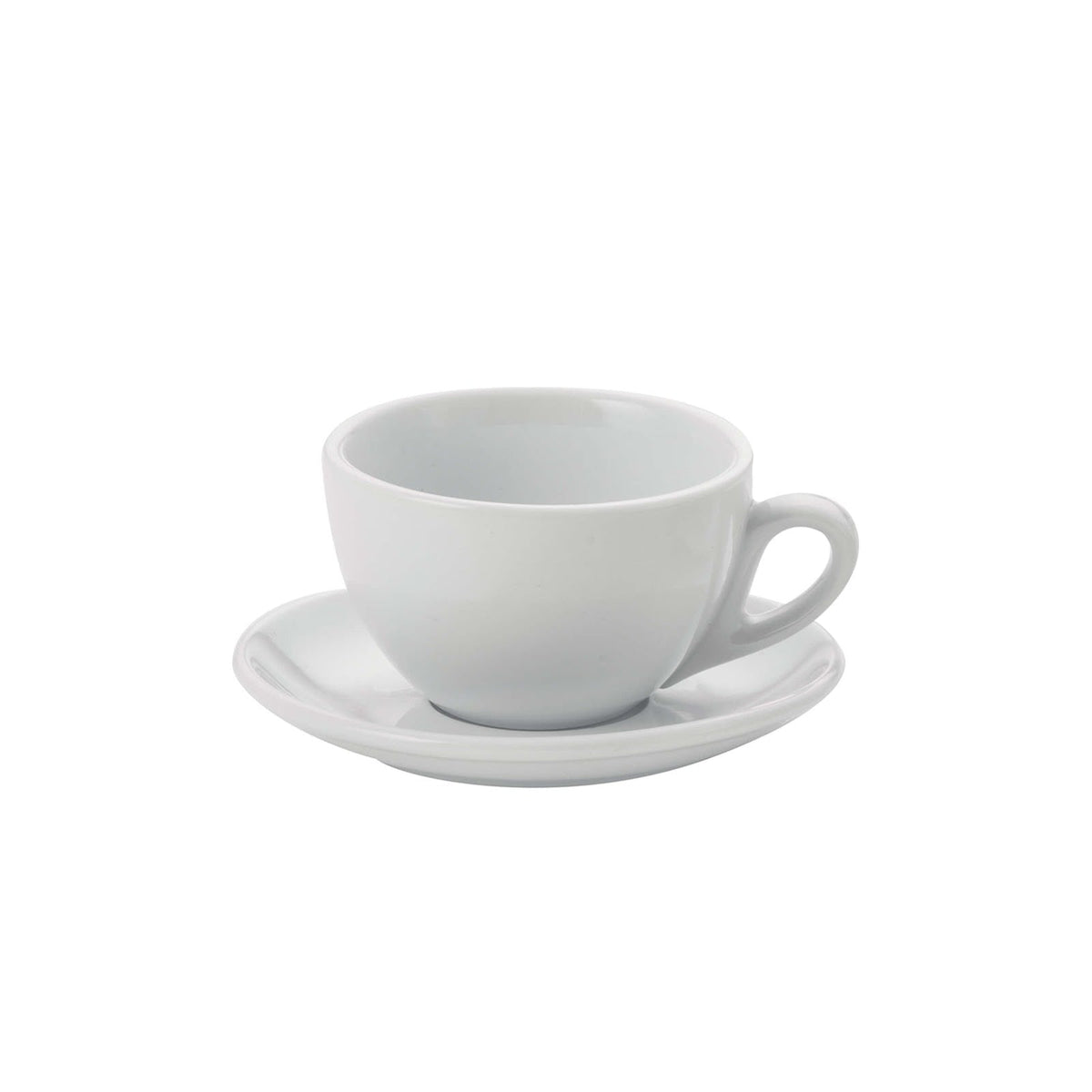 Parigi Piattino per Tazza Tè Bianco 6 Pezzi