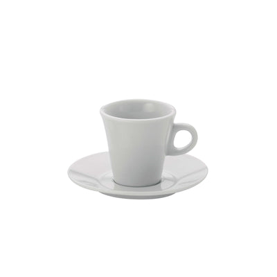 Piattino per Tazza Caffè Oslo Bianco 6 Pezzi