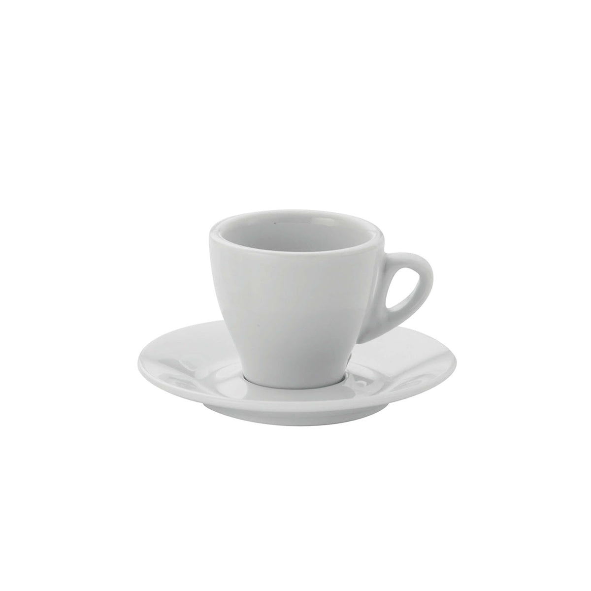 Praga Tazzina Caffè Bianca 8 cl senza Piattino 6 Pezzi