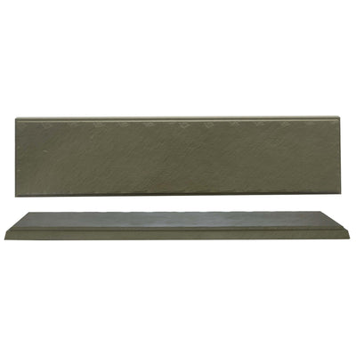 Vassoio Impilabile in Melamina Verde Oliva 80x20 cm H 3
