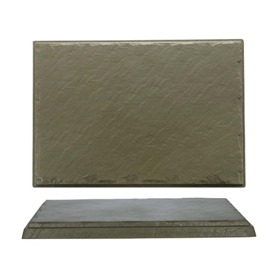 Vassoio Impilabile in Melamina Verde Oliva 33,5x23,5 cm H 2,5