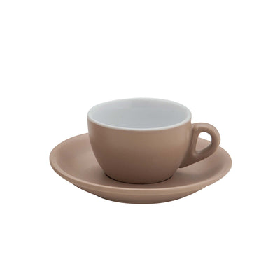 Parigi Piattino Tortora Opaco per Tazza Tè 6 Pezzi
