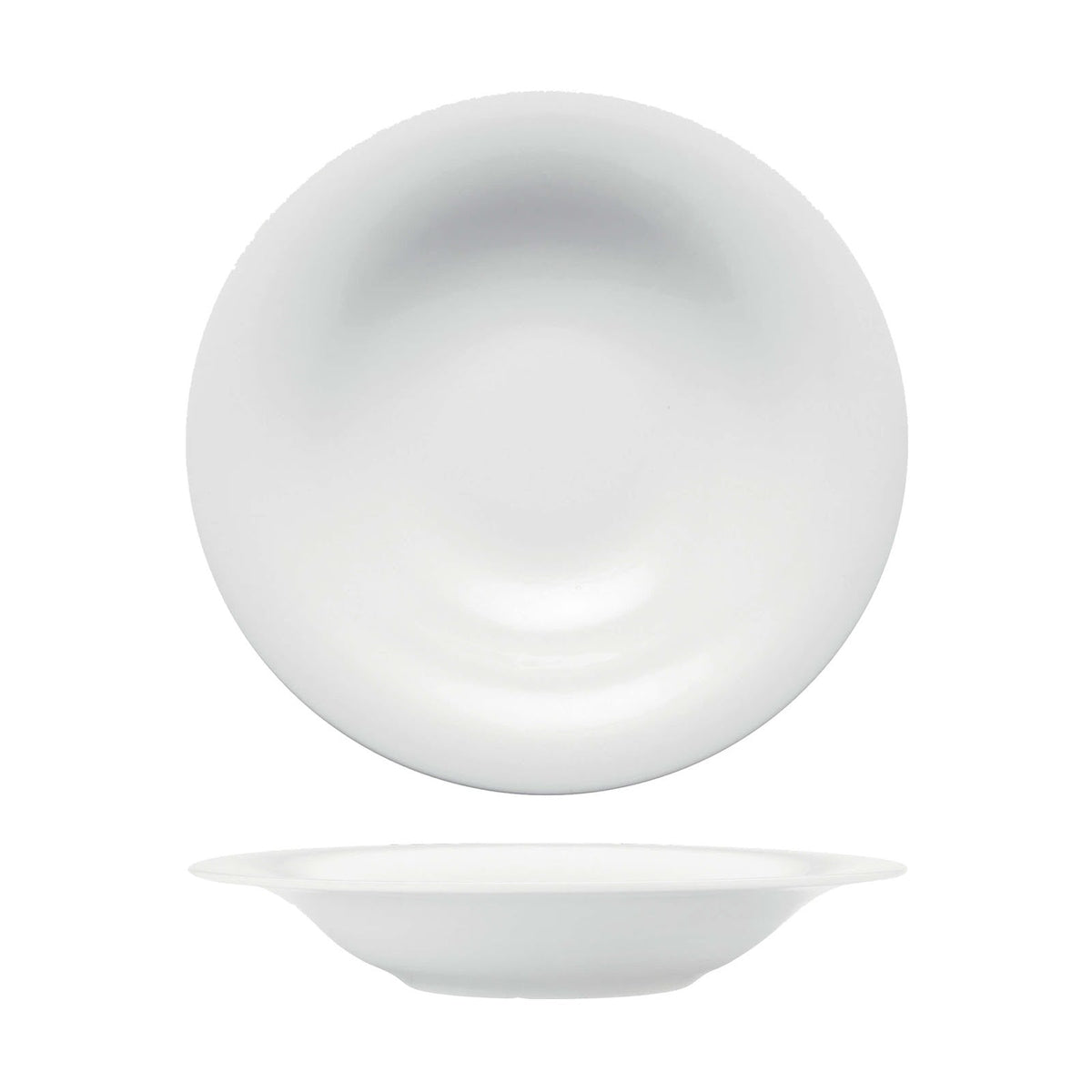 Saturnia Napoli B-Bowl Top Piatto Pasta Porcellana Bianca 26 cm 6 Pezzi