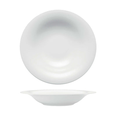 Saturnia Napoli B-Bowl Top Piatto Pasta Porcellana Bianca 26 cm 6 Pezzi