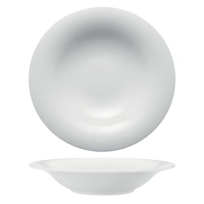 Saturnia Napoli B-Bowl Top Piatto Pasta Porcellana Bianca 30 cm 6 Pezzi