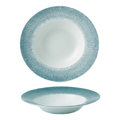 Churchill Studio Prints Raku Topaz Blue Piatto Pasta 28 cm 12 Pezzi