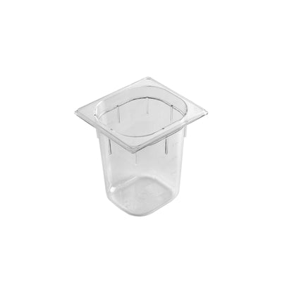 Bacinella Gastronorm GN 1/6 Policarbonato H 20 cm 3,4 Litri